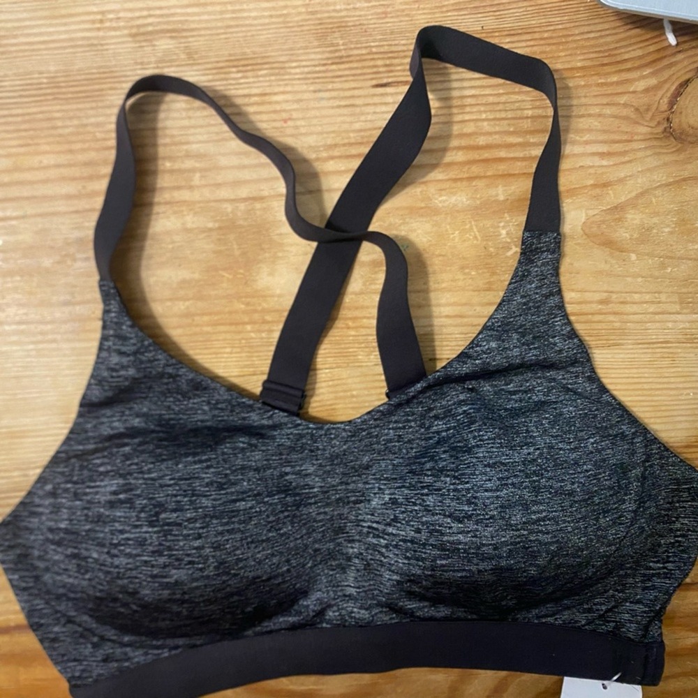 Victoria's Secret SPORT VS sports gray‎ sliver black bra S